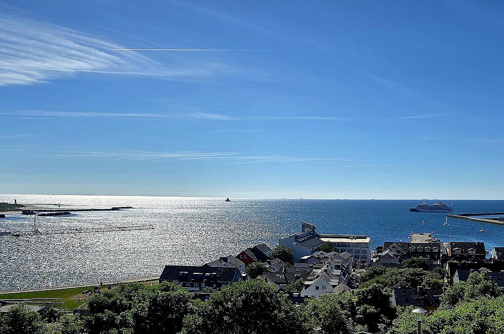 Blick über die Insel Helgoland